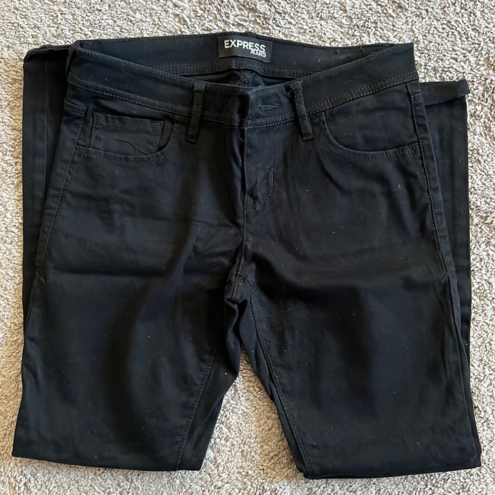 Express Black Jeggings